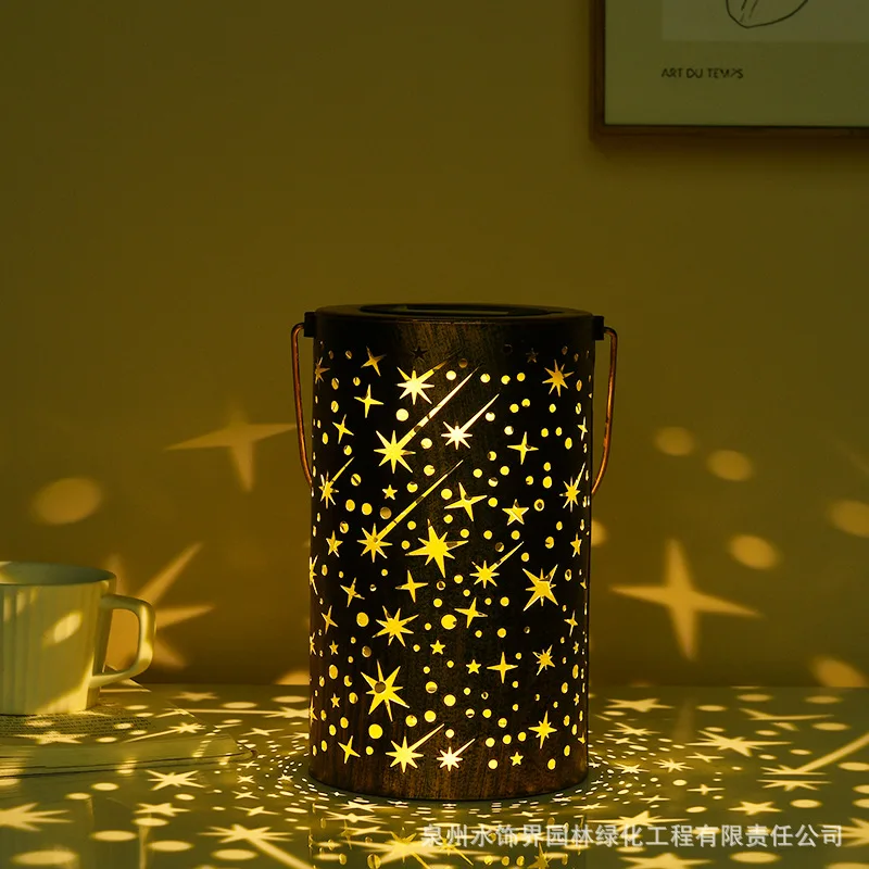 Solar light and shadow night light household courtyard garden decoration outdoor balcony arrangement