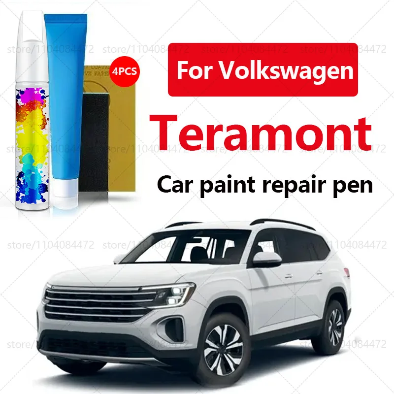 

Car Paint Repair Pen For 2017-2025 Volkswagen Teramont Paint Scratch Repair Accessories 4PCS Gray LH7J White LC9A Black LC9X