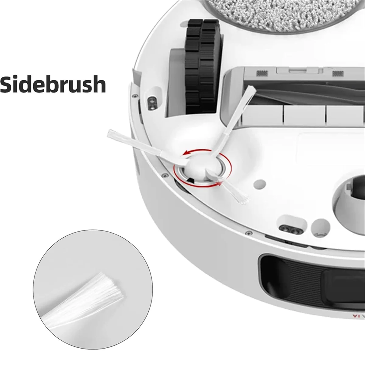 ABJZ Replacement Parts for S20+ Plus Vacuum Cleaner Main Side Brush Hepa Filter Mop Pads Accessories Kits