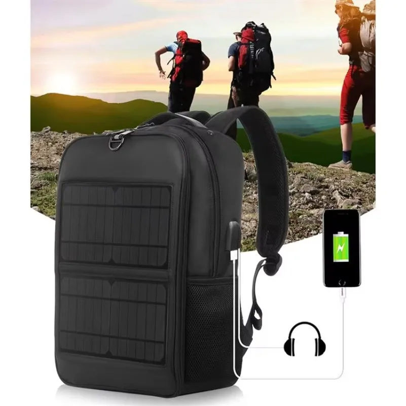 

Solar Panel Backpack Waterproof Solar Usb Beach Bag Solar Charger Backpack Travel Backpack with USB Charging