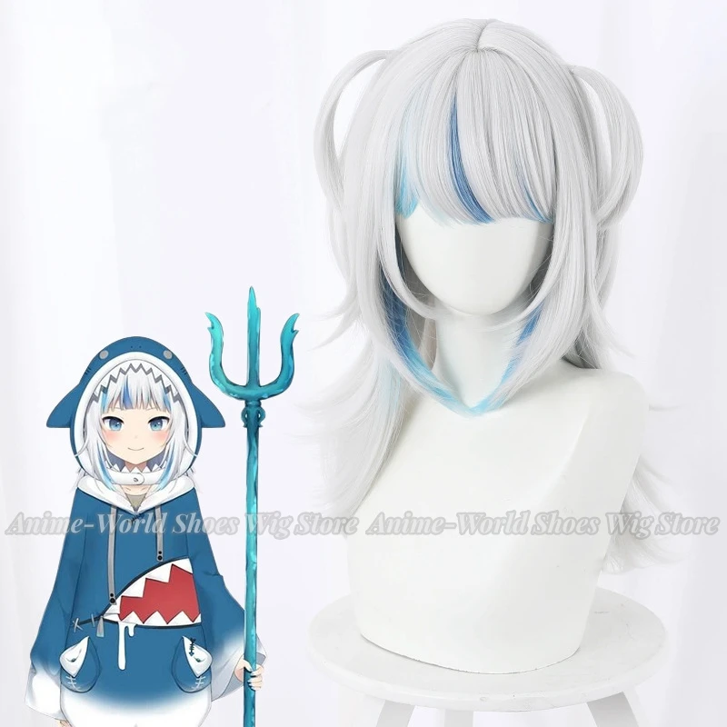 YouTuber Hololive VTuber ENG Gawr Gura requin personnaliser Cosplay femmes chaussures bottes Halloween carnaval Cosplay accessoires de déguisement