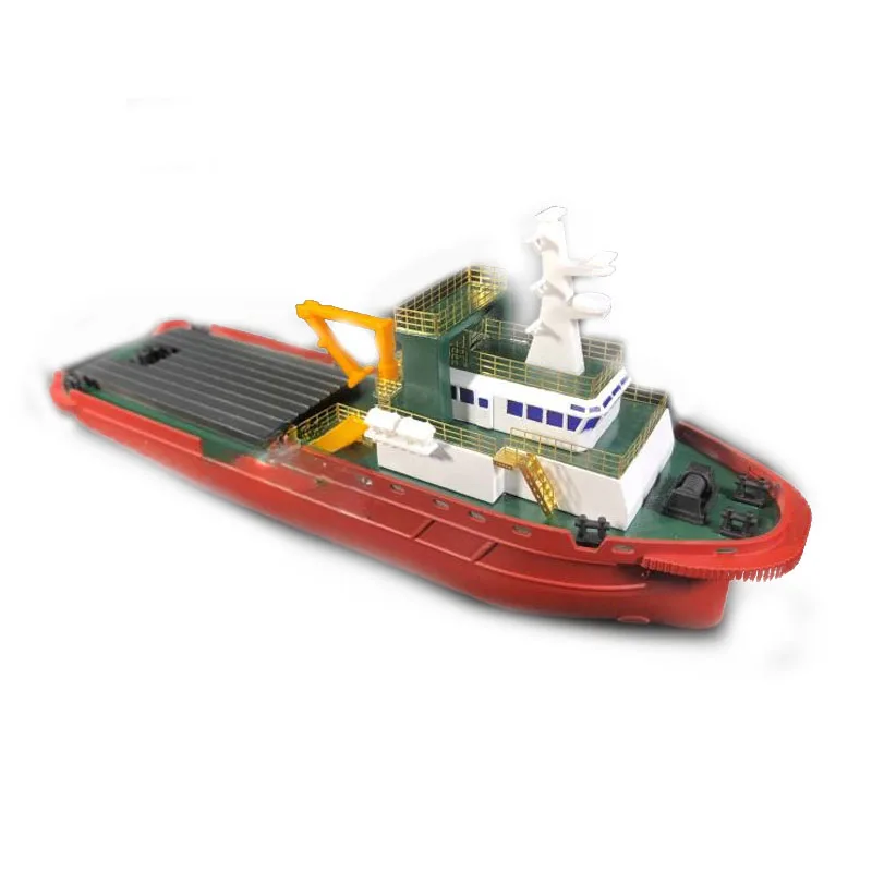 1/200 RC Tugboat Model Ocean Working Ship Assembly Kit fai da te fatto a mano telecomando modello di nave Kit modello multifunzionale