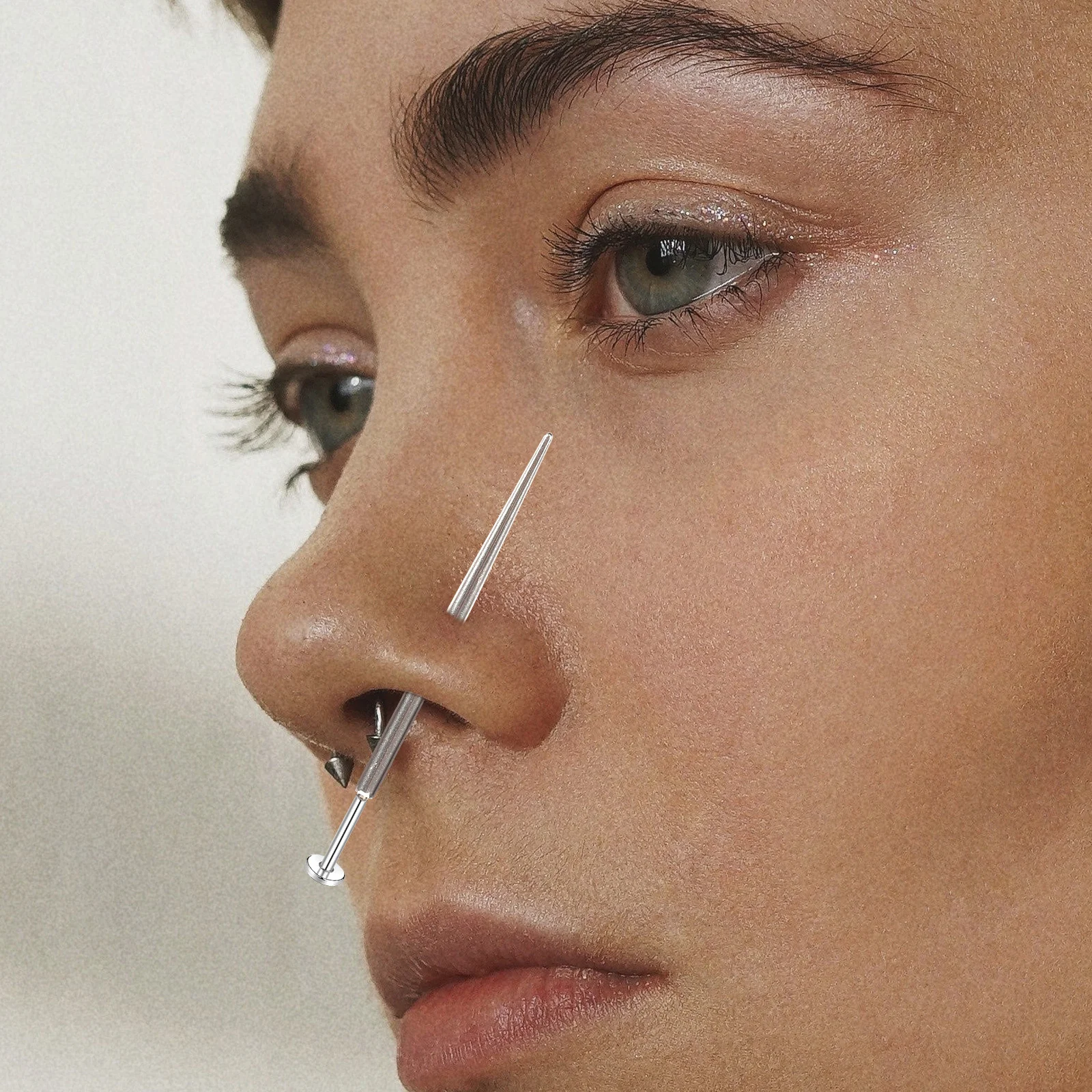 

8Pcs Piercing Taper Pin Body Assistant Tool for All Piercings Durable Easy to Use Perfect for Men and Women Piercing Taper