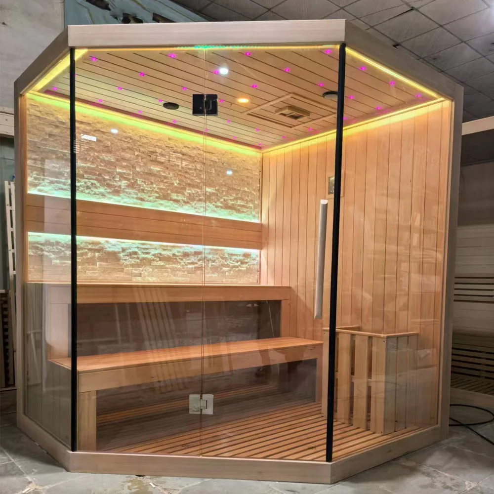 Family Clubhouse Hemlock Traditional Sauna, Steam Room Dry Steam Room