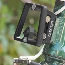 Black Front Carrier Fit for Brompton bike Bag Carrier Block Ultra light Aluminum Alloy Pig Nose