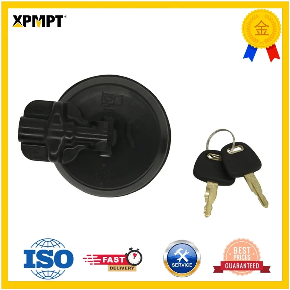 Fuel Tank Cap With 2 Keys For Hitachi ZX60-5G ZX70-5G ZAX200 ZAX210 Excavator Parts