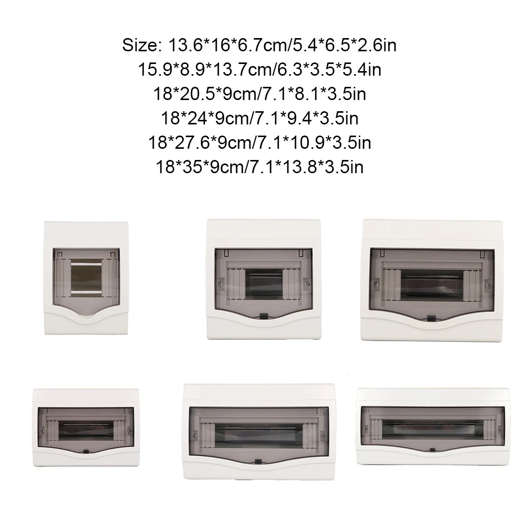 Scatole di distribuzione 2-4/3-6/5-8/9-12/7-10/13-16 Interruttore automatico montato Accessorio di giunzione Custodia per illuminazione 180x350x90mm