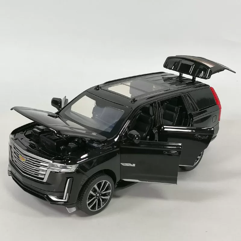 

1:32 Escalade SUV Alloy Model Diecasts Sound Light Model Car Collection Children Simulation Toy Gift Ornaments Gift