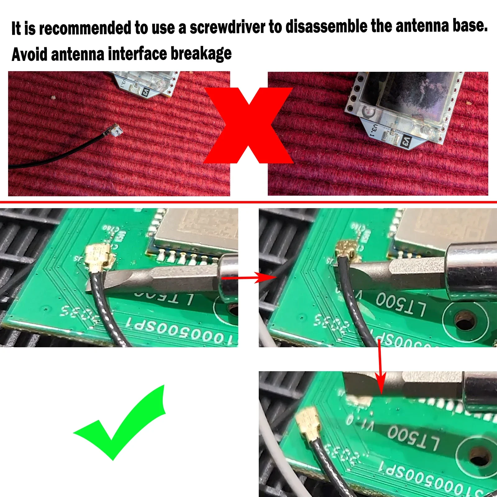 DIYmall 5 dBi LoRa-Antenne 868 MHz/915 MHz mit Verlängerungskabel für Meshtastic LoRa 32 V3 und LoRaWAN (4 Stück) – Detail 7