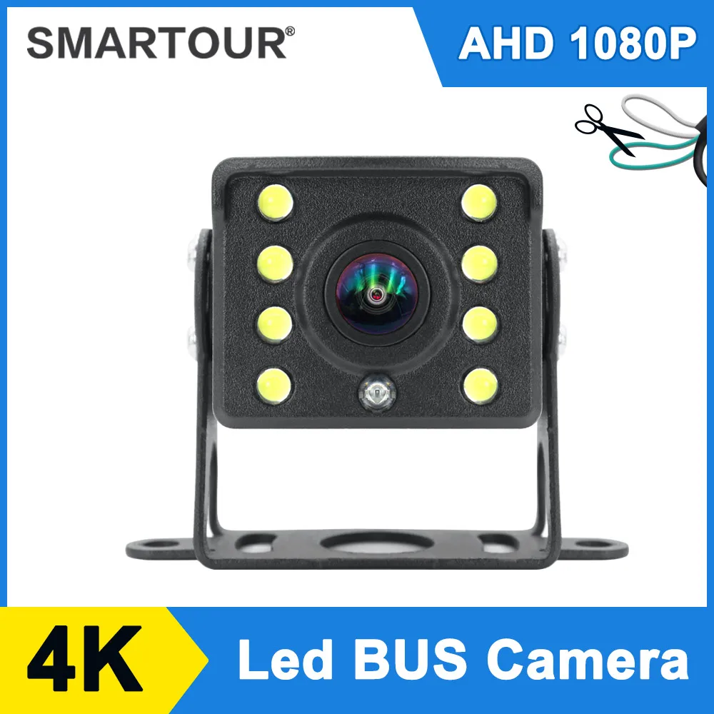 Smartour AHD 1080P Car Rear View Camera For Truck Paking 9-36V Bus RV HD Night Vision Waterproof Reversing Camera for Monitor