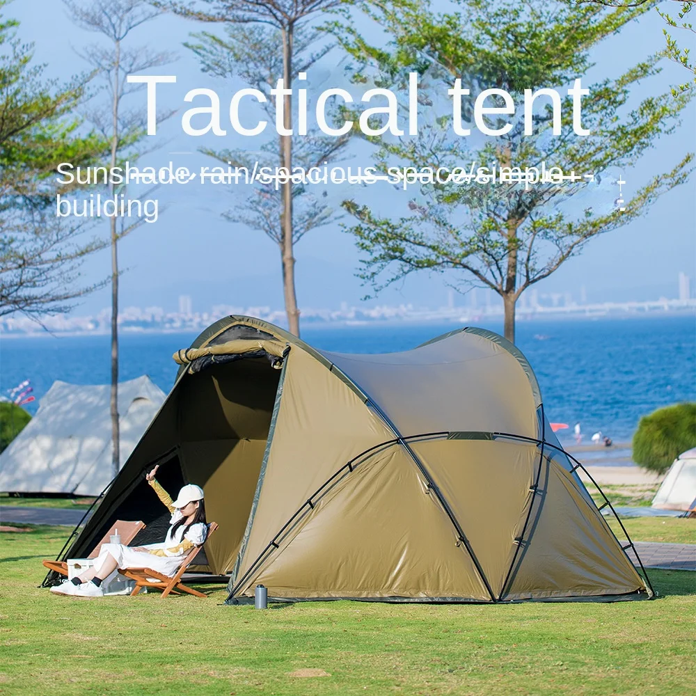 Camping tents for 3-12 people, family travel tents with nets  outdoor picnics camping supplies  waterproof and sun proof