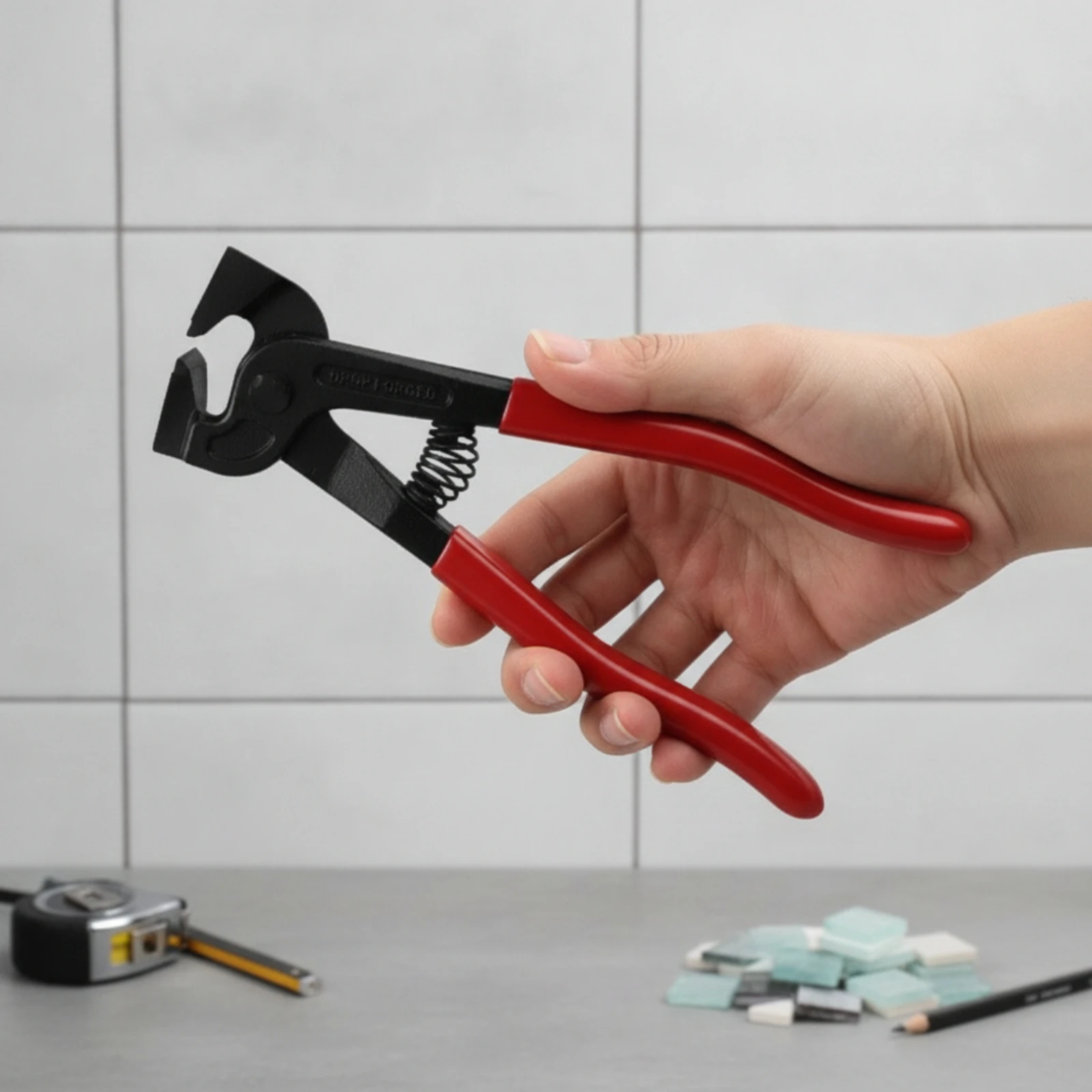 Tile Cutting Plier Compact Mosaic Nippers Tile Nippers Ergonomic Pliers Sturdy for Crafters