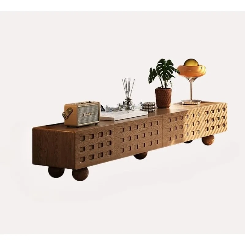 

Шкаф для телевизора из массива дерева, современный простой шкафчик для гостиной в античном стиле, комбинация шкафчиков для хранения в нескольких стилях