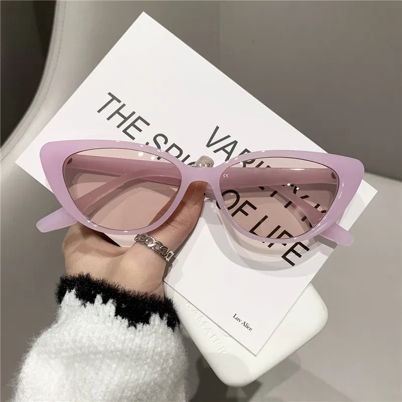 

AKA Oculos Cateye Vintage Sunglasses Women Luxury Brand Glasses Women High Quality Eyewear Women/Men Mirror Gafas De Sol Mujer