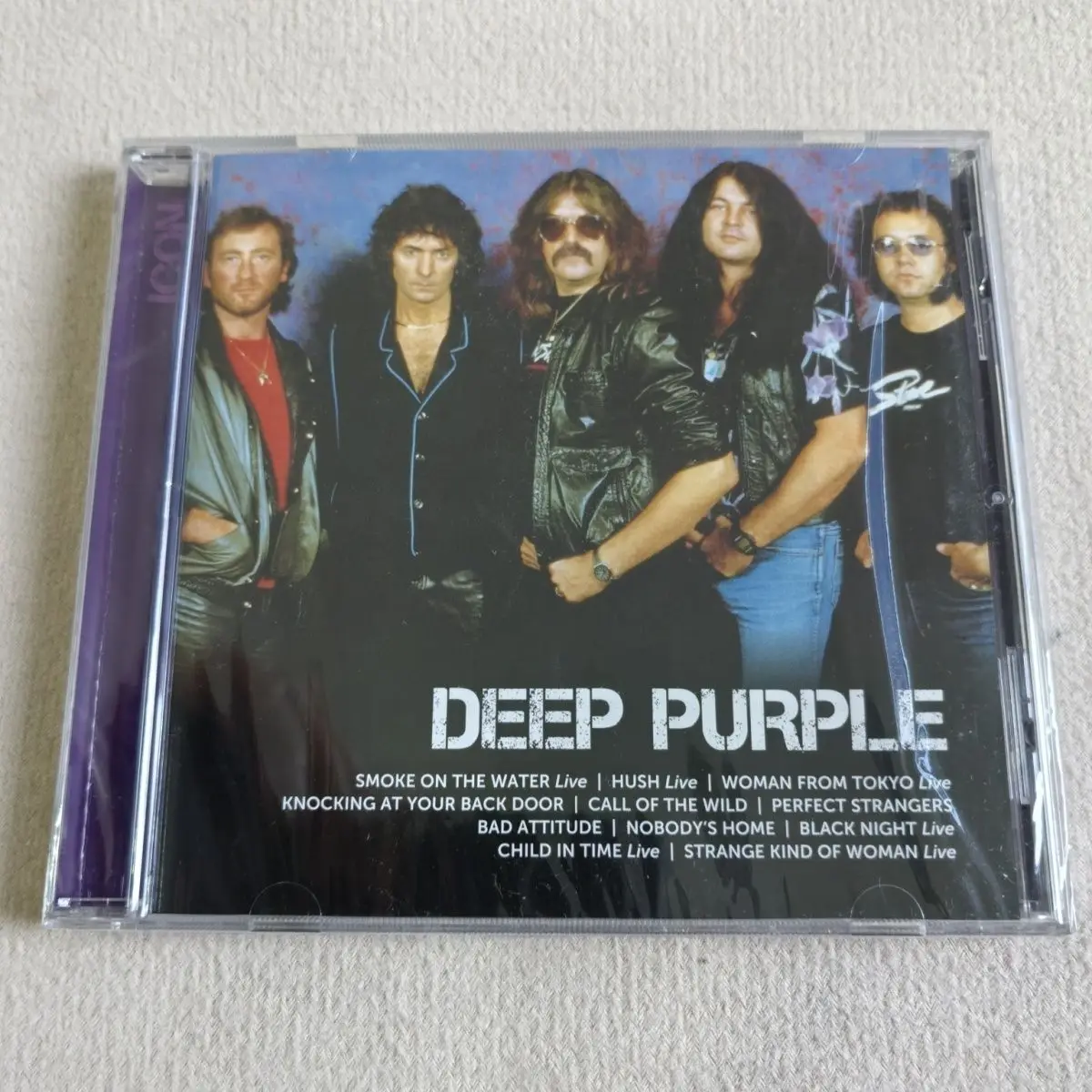 Rock profundo roxo ian gillan música cd ícone álbum fumaça na água registro de música cosplay walkman carro soundtracks caixa festa música