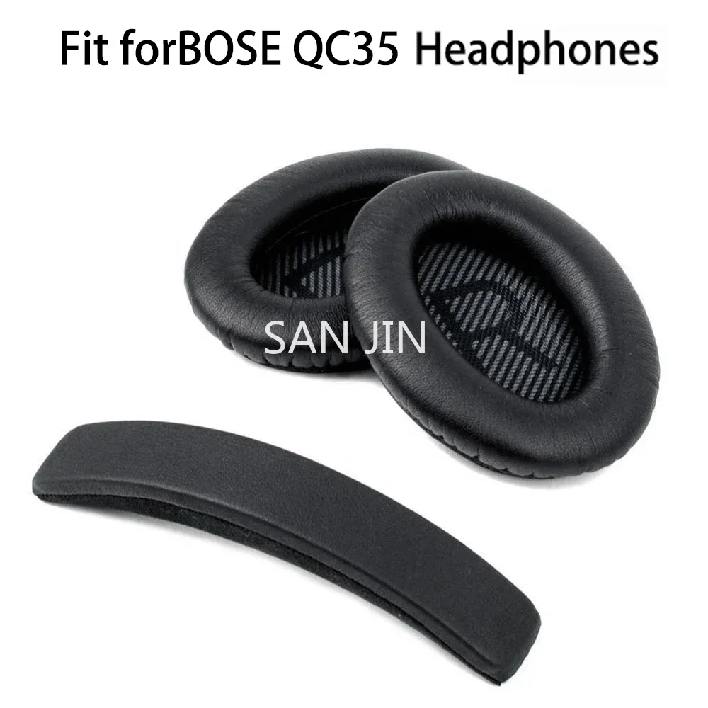 Replacement high quality Ear Pads Headband Suitable For Bose QuietComfort QC 2 15 25 35 Headset Ear Cushion Accessory