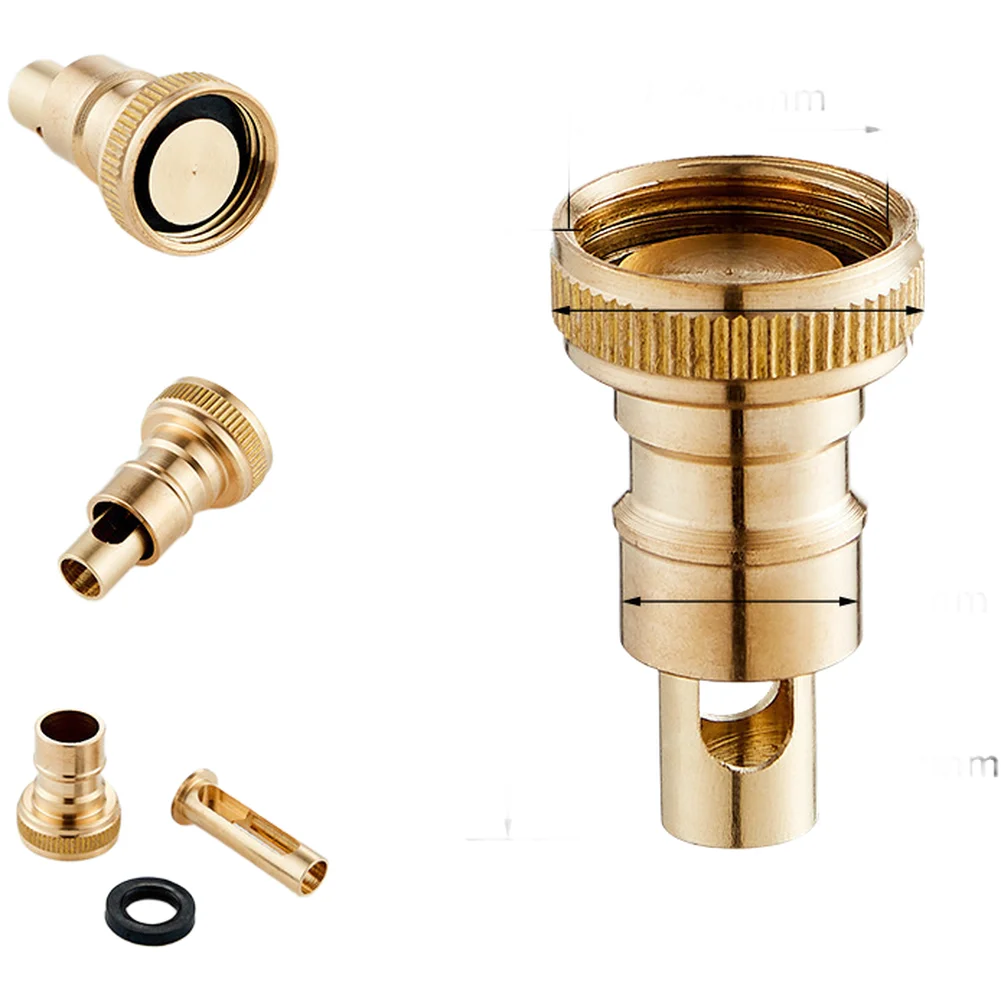 Automatic Water Stop Valve for Washing Machine Copper Anti Leak Design with Sealed Gasket and Rust Resistant Brass