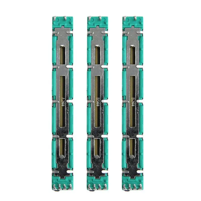 5pcs 2-channel Double A10K Original Behringer Soundcraft Mixer Fader 7.5 for CM 75MM A10KX2 Potentiometer A20K/B20K/B50K