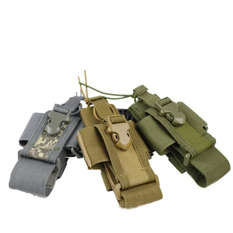 ユニバーサル戦術野生戦争多機能ポータブル保護ケースバッグほとんどのトランシーバーインターホン用