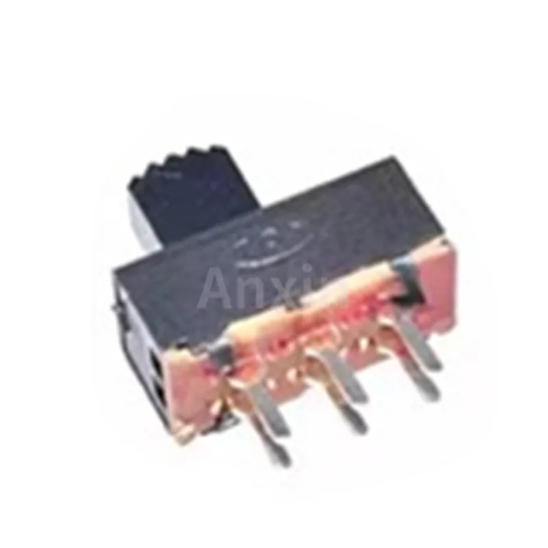 20 قطعة الشريحة التبديل SS22F24 SS22F15 مقبض طول 4 مللي متر 6 مللي متر 6Pin صف مزدوج 2 موقف العمودي امدادات الطاقة تبديل التبديل 0.3A 50 فولت