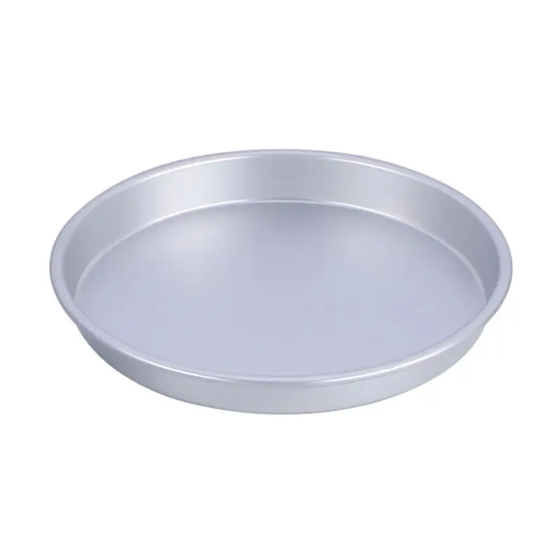 F92B 7/8/9Inch Non Pizza Pan Aluminum Alloy Round Plate Tray Cake Mold Kitchen