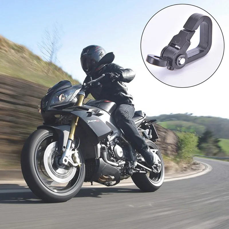 Bloqueio de mola para capacete de motocicleta - Gancho universal para bicicletas e motos