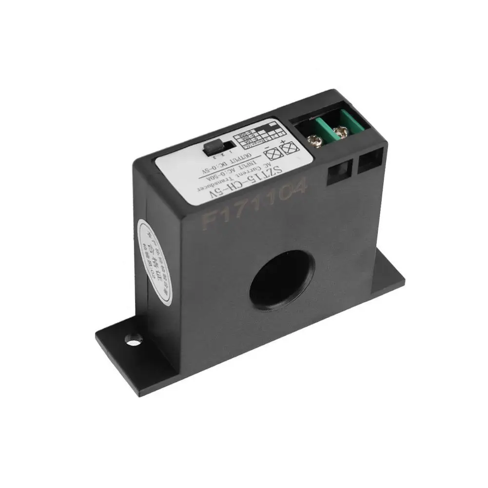 Pemancar Transduser Arus AC AC 0-50A ke DC 0-10V SZT15-CH-10-5V
