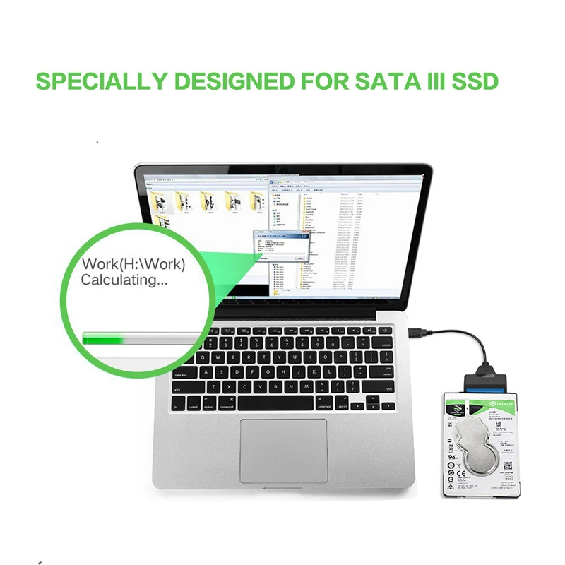 Naar Usb C Usb 3.1 Adapter Type-C Naar Sata Kabel Hoge Snelheid 6Gbps Datatransmissie Voor 2.5 Inch Hdd Harde Schijf Sata Adapter