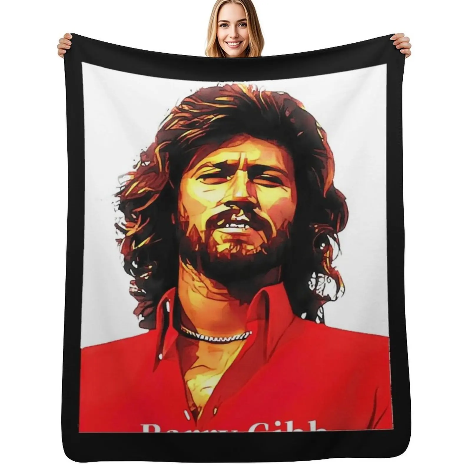

Barry Gibb Classic Throw Blanket Warm Throw Blanket Gift for Anniversary