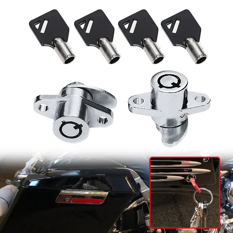 Image of Motorrad-Heckkoffer Hartschalenkoffer Tour Pak mit Schloss und Schlüsseln für Harley Touring Modelle Electra Street Glide Road King 1993-2022