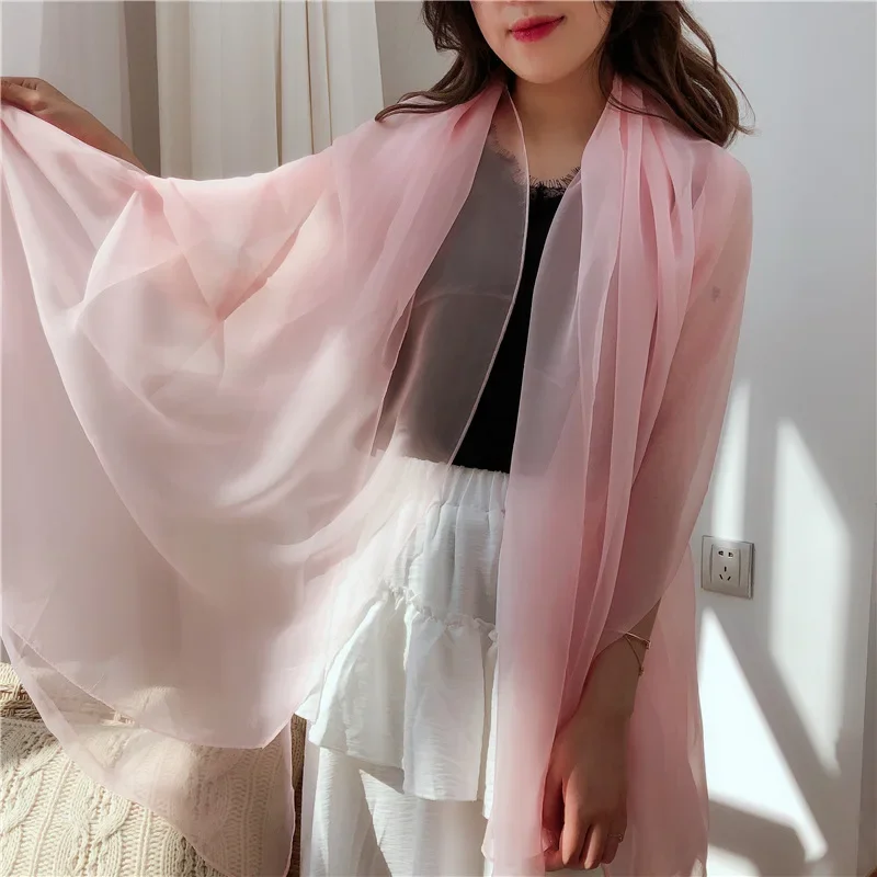 Chiffon Bolero For Women Femme 190*130cm Shrug For Wedding Dress Long Scarf Bridal Shawls For Evening Party Dress Cape