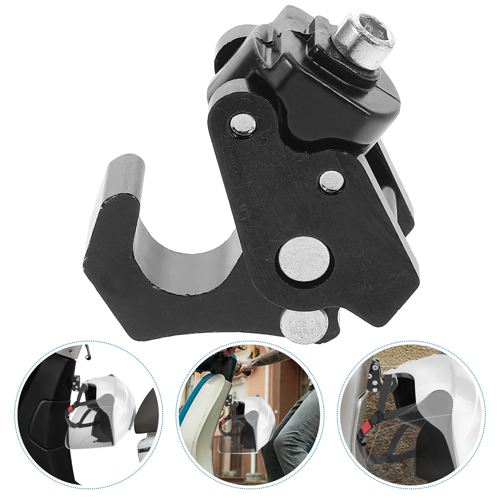 

1pcs Motorcycle Hook Durable Metal Holder Foldable Electric Scooter Hangers Bike Accessories Aluminum Bag