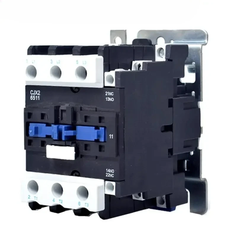 Контактор переменного тока CJX2 220 В 380 В, трехфазный, однофазный 9511 6511 5011, аксессуары для переключателей управления