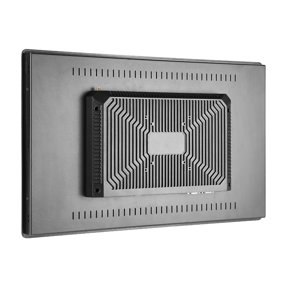 21,5 Zoll IP65 Fenster/Android/Linux 10-Punkt-LCD-Touchscreen Robuster All-in-One-Lüfterloser eingebetteter Industrie-Panel-PC