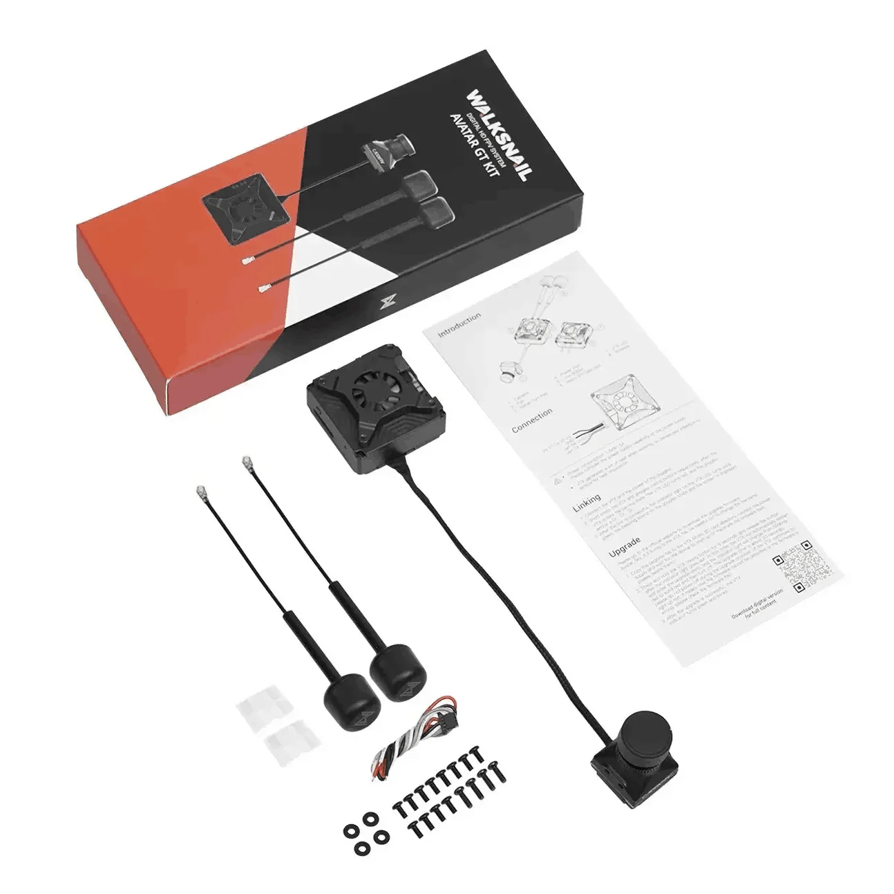 Walksnail Avatar GT KIT 1080P Max 2W VTX Long Range Transmission Night Vision High-definition Image Transmission clear RC drne