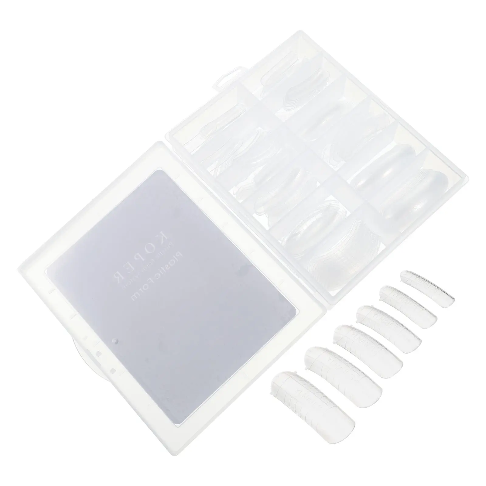 

120 Pcs False Clear Plastic Artificial Tips Decor Clear Plastic Nails Long Fake Long Fake Nails Nail
