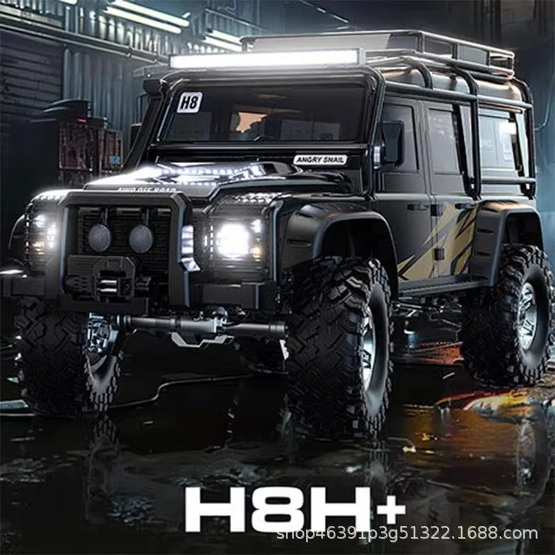 Meijiaxin West H8h + simulación de alto especificaciones 1/8 Defender Venta caliente Control remoto vehículo de escalada eléctrico vehículo todoterreno