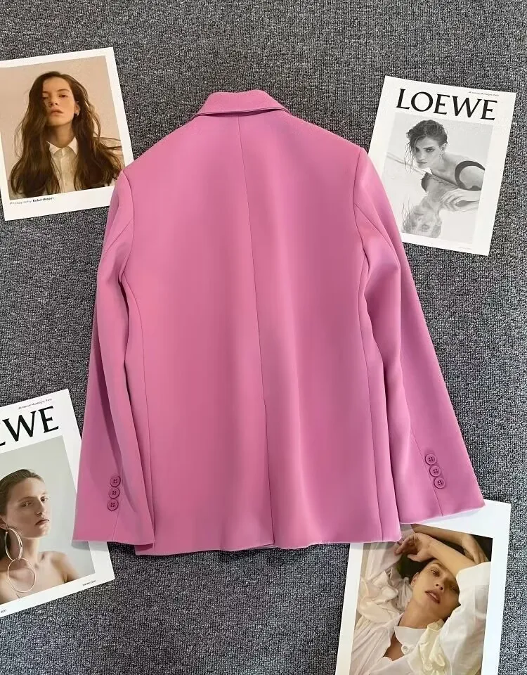 2023 Spring and Autumn Korean Version New Small Fashion Coat Women's Black Advanced Professional Suit Top