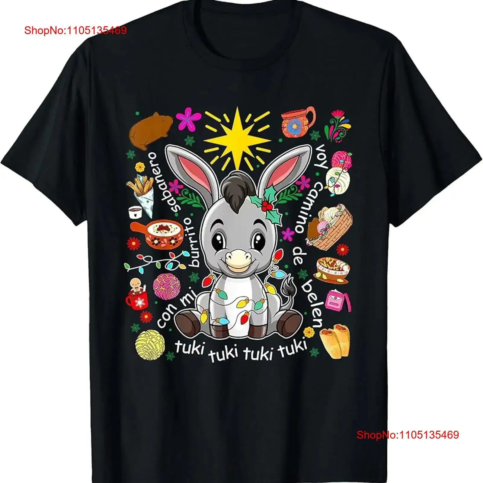 

Рождественская футболка Mi Burrito Sabanero Mexican Tuki Donkey Latino, винтажная, мягкая, удобная, слегка, растянутая, унисекс