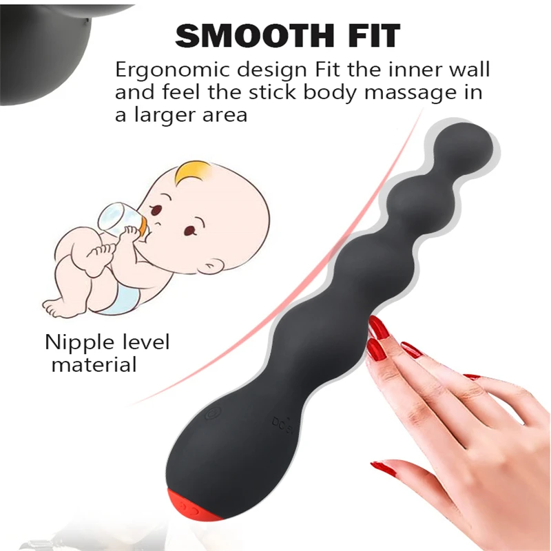 Mannen Zachte Anale Plug Vibrator 18sm Producten Volwassen Speelgoed 10 Frequentie Trillingen Vrouwelijke Masturbatie Orgasme Clitorale Stimulatie