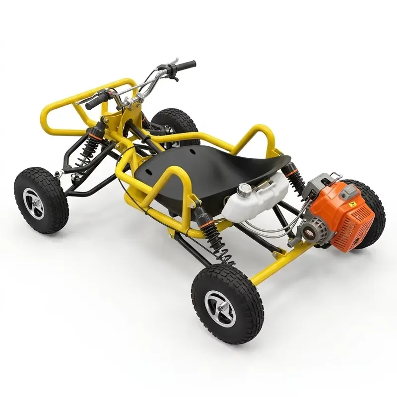 Powered Go Kart for Adults 4 Wheel Off Road Racing Kart Single Seat Outdoor Buggy 200cc 4 Stroke Engine Wholesale