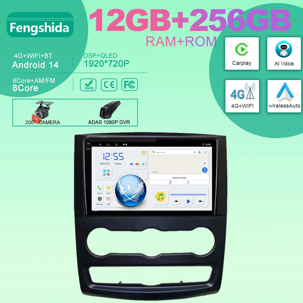 

Android Auto car For Mercedes-Benz Sprinter W906 VW Crafter 2006-2018 Car Radio wifi BT cpu touch screen Navigation Wireless DVD