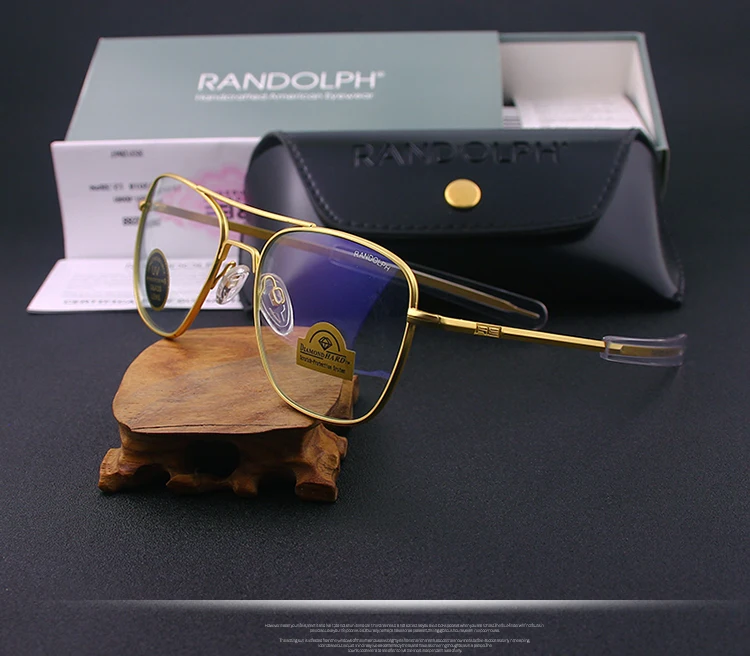 RE Sonnenbrille Mann Amerikanische Armee Militär Luftfahrt Pilot Sonnenbrille Gradienten Objektiv Frau Luxus Marke Vintage Titan Rahmen – Detail 18