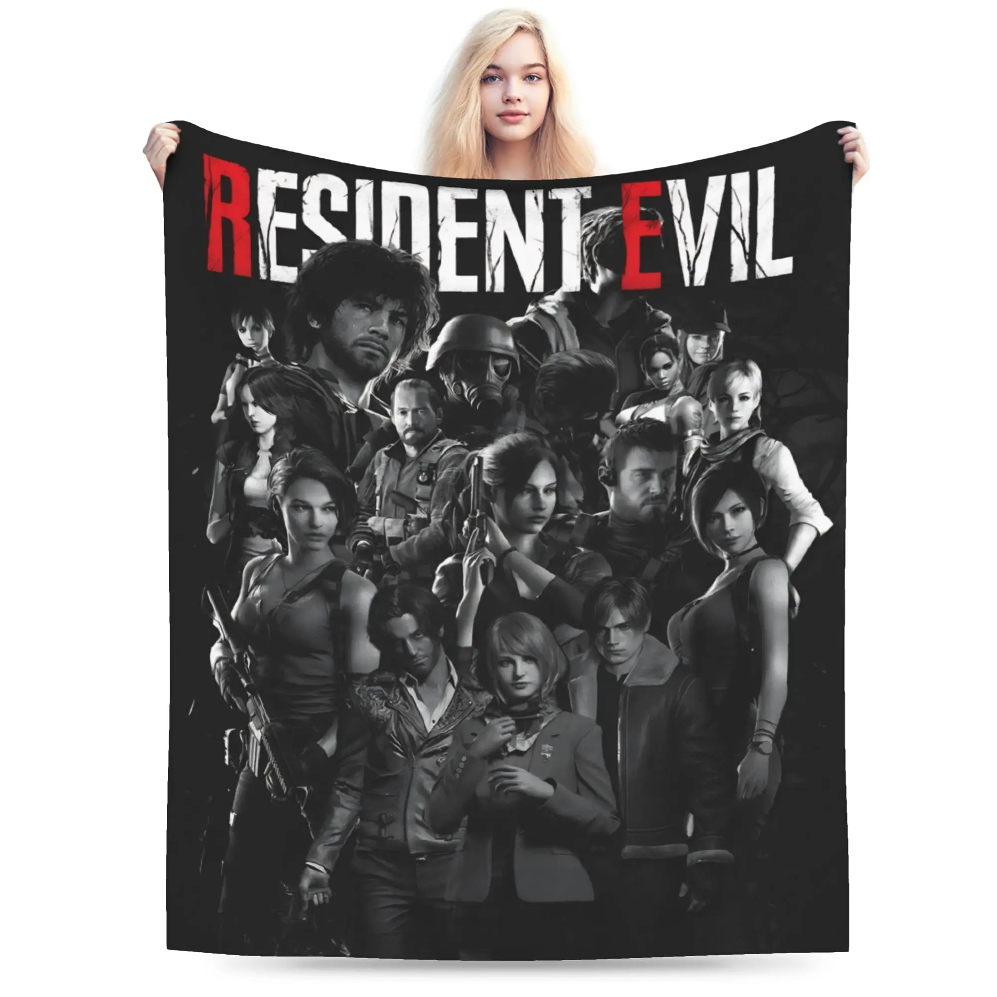 Resident Evils  Blankets Quality Warm  Throw Blanket Winter Boy Girl Outdoor Print Bedspread