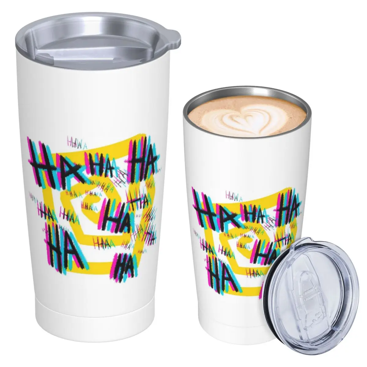 Michael's Laugh The Magnus Archives Stainless Steel Tumbler Vacuum Insulated Mugs Thermal Cold Cups Straws With Lid 20oz