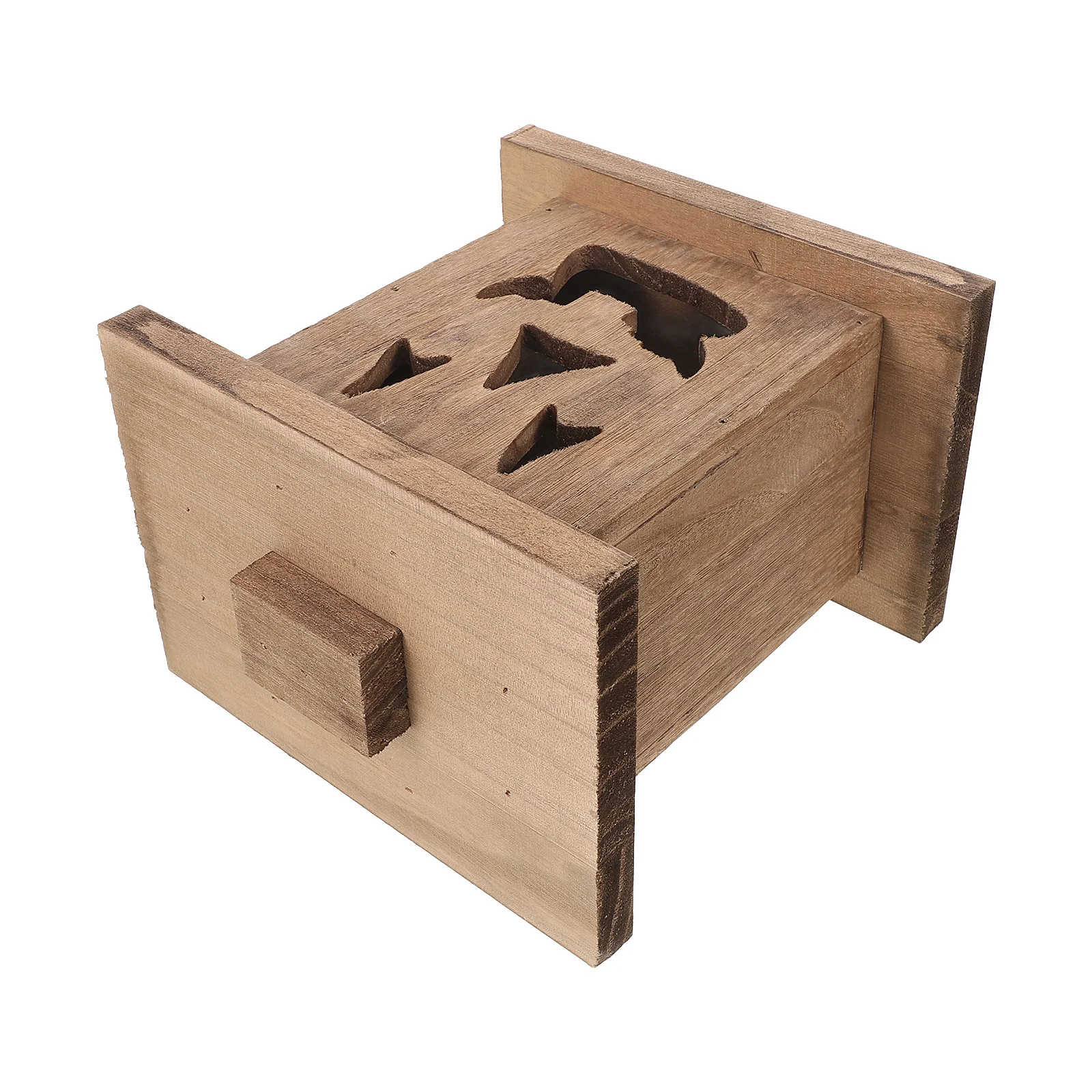 

Halloween Wood Ghost Statue Smooth Surface Pumpkin Element Ideal for Party Home Garden Decoration Halloween Decoration