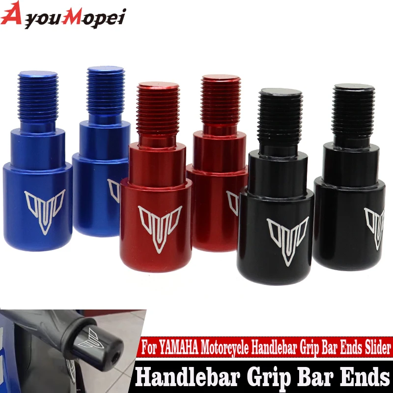 Handlebar Grip Bar Ends Cap For YAMAHA MT07 Tracer MT09 MT10 MT 07 125 FZ 09 10 FZ1 FZ6/N/S XJ6 XSR 700 900 TDM 850 Motorcycle