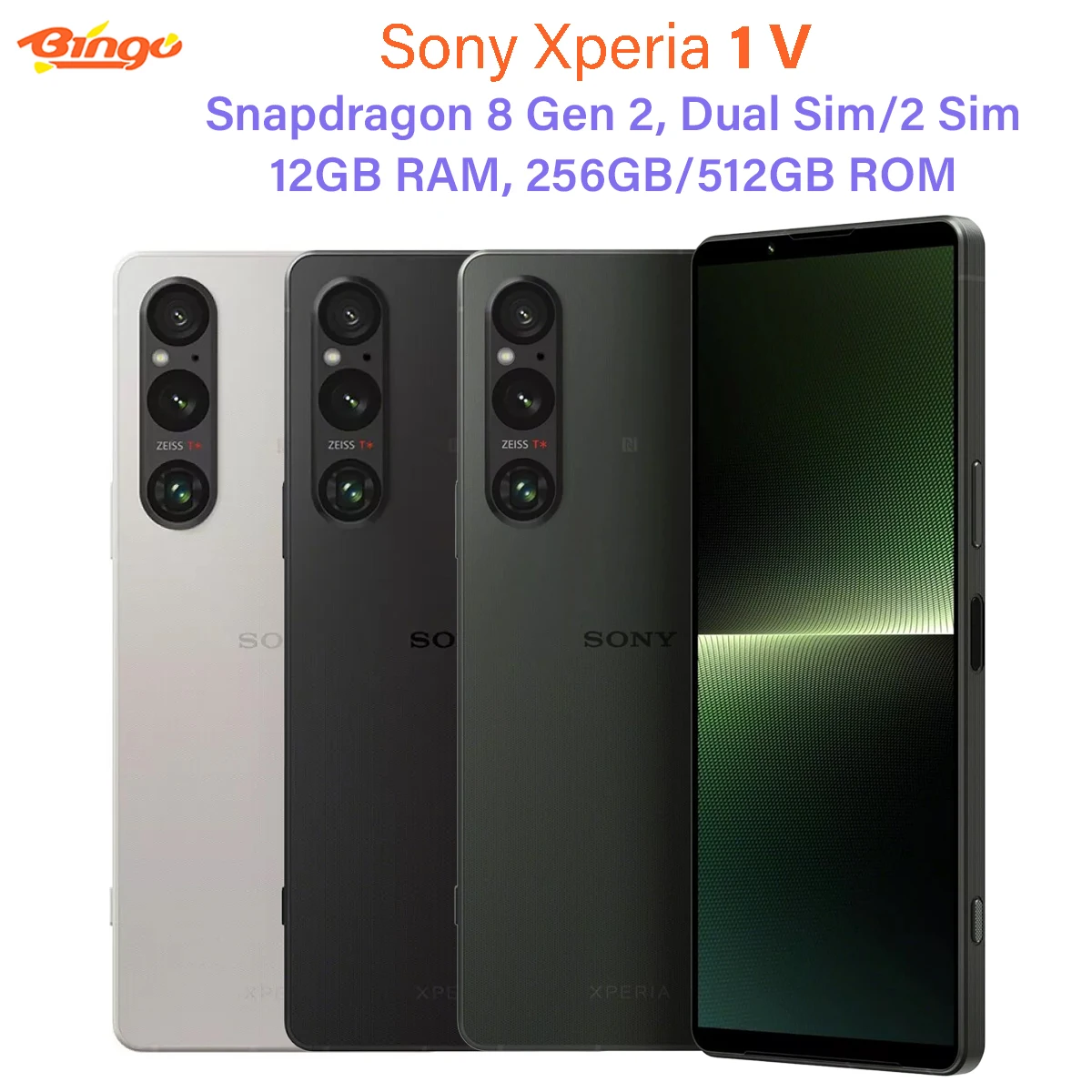 Sony Xperia 1 V 5G XQ-DQ72 256/512GB ROM Dual Sim 6.5