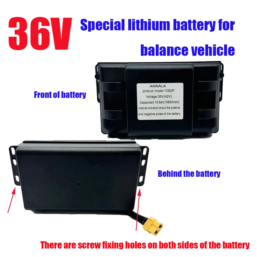 36V 13.8Ah 10s2p Lithium NEW Rechargeable Battery,True for Electric Self-balancing Scooter HoverBoard Unicycle