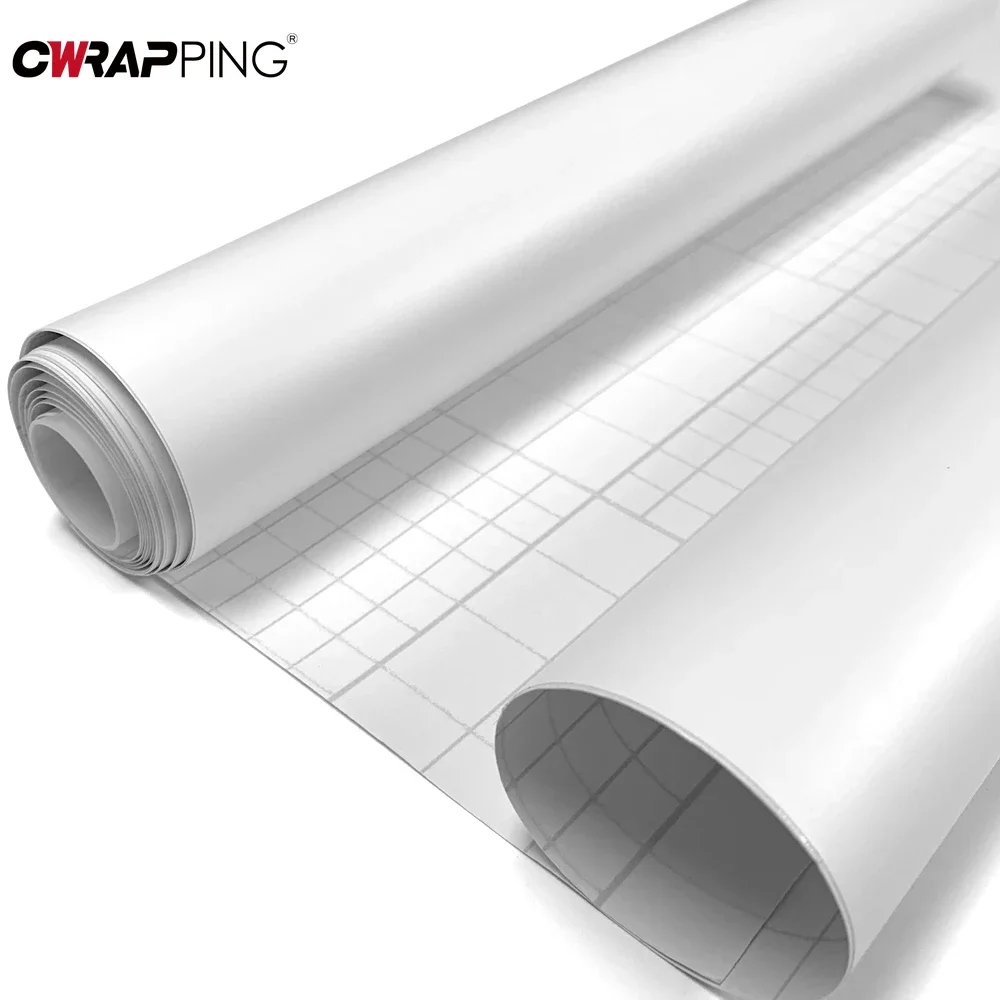 Pannello da parete decorativo bianco opaco Sfondi impermeabili Carta da parati autoadesiva Carta da parati per armadi da cucina in PVC Carta per decorazioni per la casa